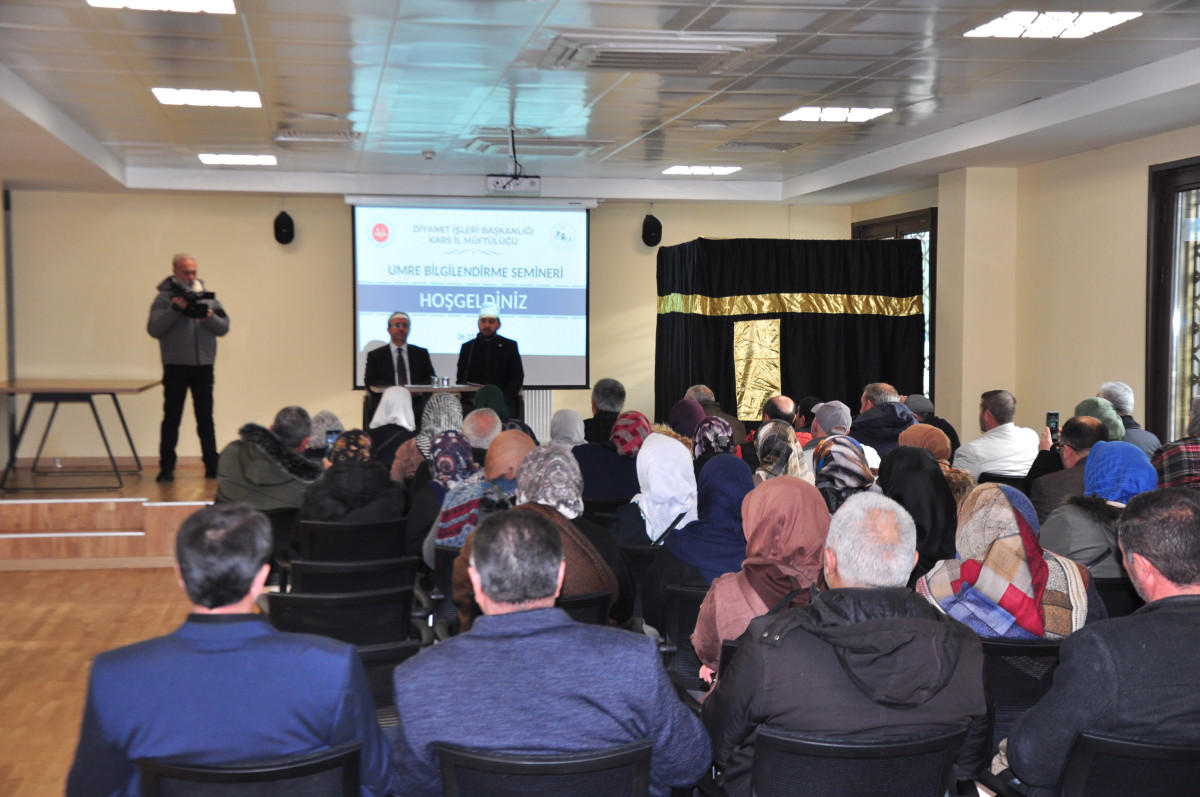 Kars’ta Umre Yolcularına Yönelik Eğitim Semineri Düzenlendi