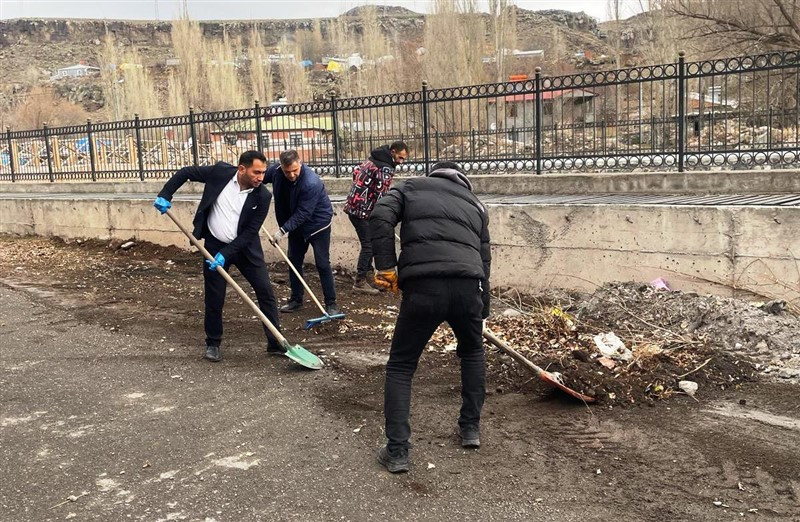 Digor'da kar öncesi temizlik çalışmaları yapılıyor